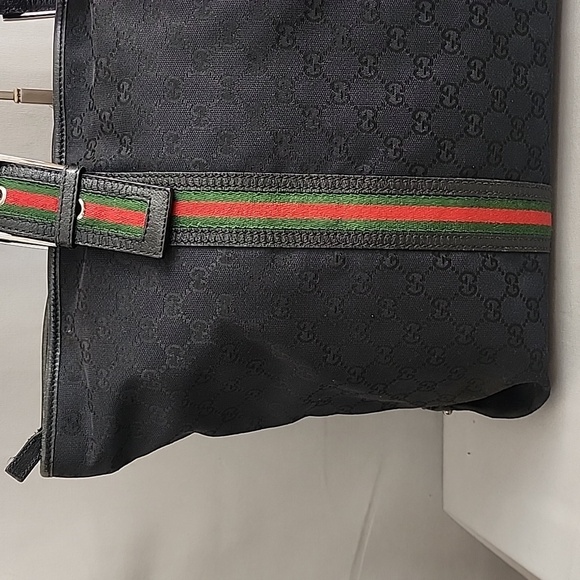 ✨️GUCCI GG Canvas Web Belted Handle Tote Bag - Picture 6 of 16